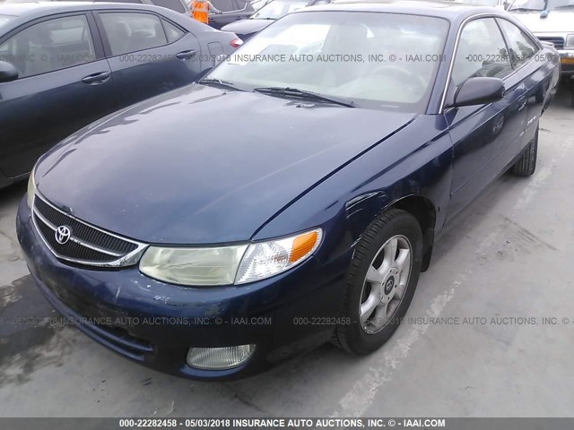 2T1CF28P51C465499 - 2001 TOYOTA CAMRY SOLARA SE/SLE ლურჯი ფოტო 2