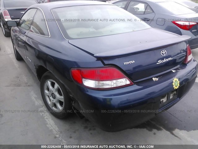 2T1CF28P51C465499 - 2001 TOYOTA CAMRY SOLARA SE/SLE ლურჯი ფოტო 3