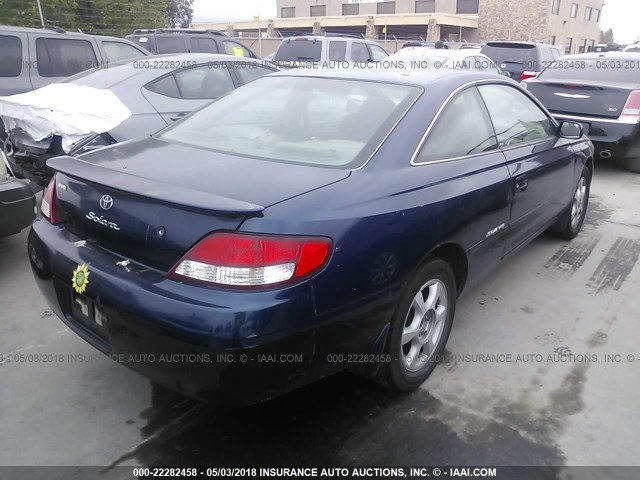 2T1CF28P51C465499 - 2001 TOYOTA CAMRY SOLARA SE/SLE ლურჯი ფოტო 4