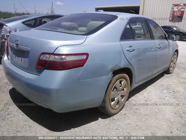 4T1BE46K18U777474 - 2008 TOYOTA CAMRY CE/LE/XLE/SE Light Blue photo 4