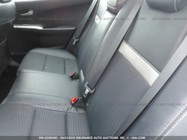 4T1BF1FK6CU508486 - 2012 TOYOTA CAMRY SE/LE/XLE RED photo 8