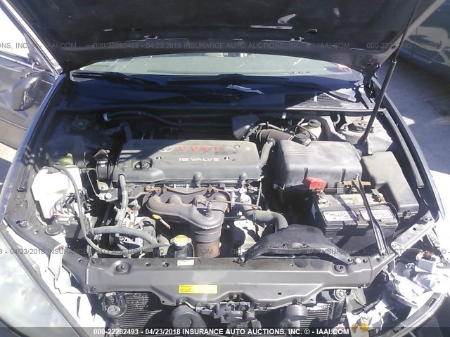 4T1BE30K55U621503 - 2005 TOYOTA CAMRY LE/XLE/SE ნაცრისფერი ფოტო 10