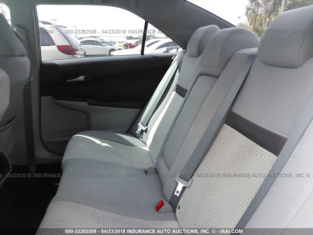 4T1BF1FKXCU529048 - 2012 TOYOTA CAMRY SE/LE/XLE BLUE photo 8