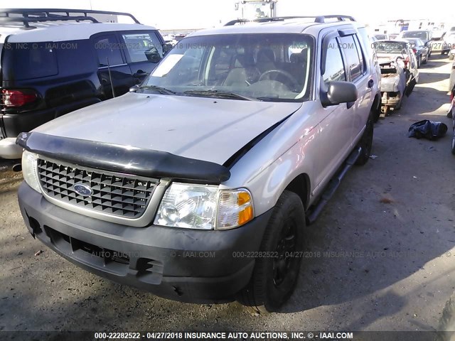 1FMZU62K53UA69420 - 2003 FORD EXPLORER XLS/XLS SPORT SILVER photo 2