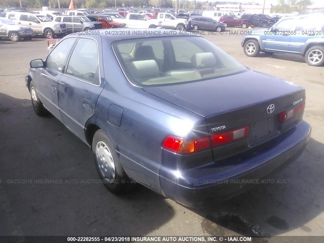 4T1BG22K1XU546660 - 1999 TOYOTA CAMRY CE/LE/XLE 蓝色 照片 3