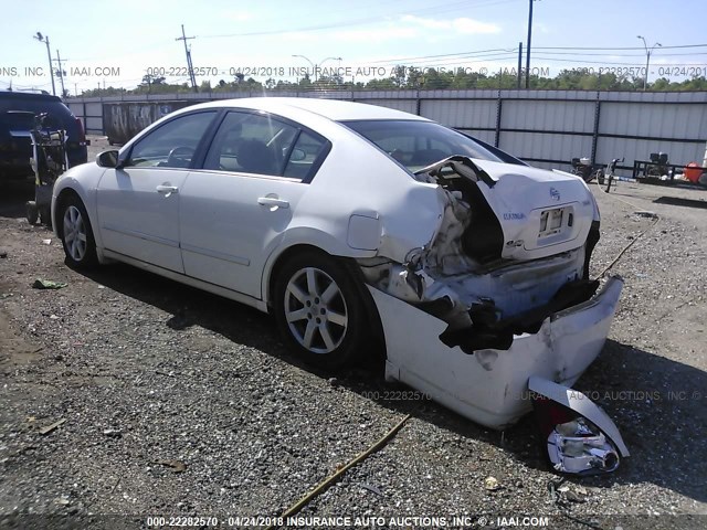 1N4BA41E85C832799 - 2005 NISSAN MAXIMA SE/SL WHITE photo 3