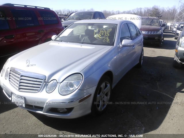 WDBUF87X97X211814 - 2007 MERCEDES-BENZ E 350 4MATIC SILVER photo 2