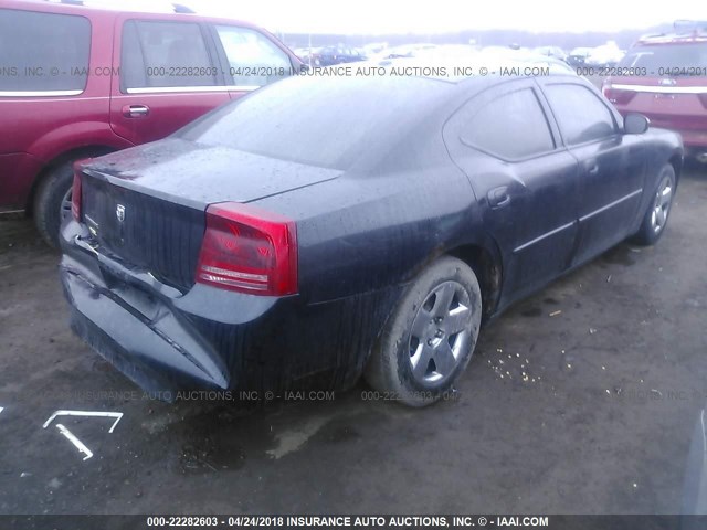 2B3KA43G17H865136 - 2007 DODGE CHARGER SE/SXT BLACK photo 4