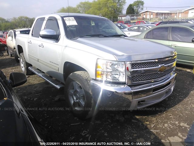 3GCPCSE06DG161450 - 2013 CHEVROLET SILVERADO C1500 LT SILVER photo 1