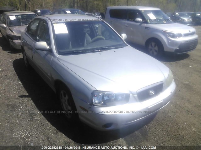 KMHDN45DX2U312548 - 2002 HYUNDAI ELANTRA GLS/GT SILVER photo 1