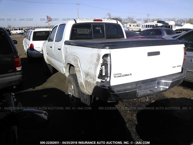 5TELU42NX5Z055192 - 2005 TOYOTA TACOMA DOUBLE CAB 白色 照片 3