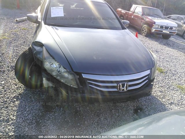 5KBCP3F81BB001946 - 2011 HONDA ACCORD EXL GRAY photo 6