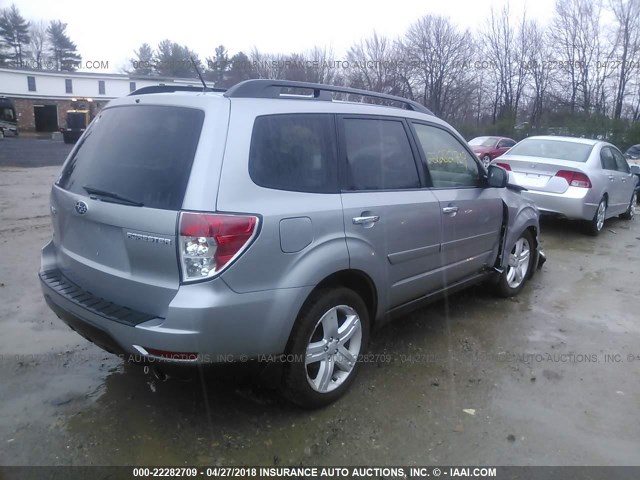 JF2SH64609H737931 - 2009 SUBARU FORESTER 2.5X LIMITED GRAY photo 4