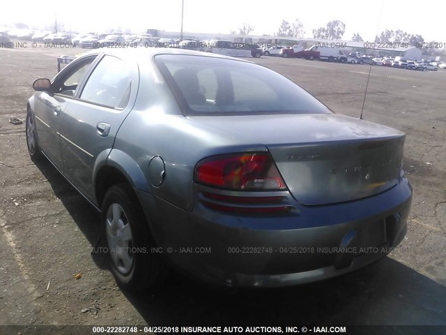 1B3EL46X86N279512 - 2006 DODGE STRATUS SXT BLUE photo 3