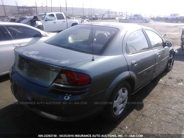 1B3EL46X86N279512 - 2006 DODGE STRATUS SXT BLUE photo 4