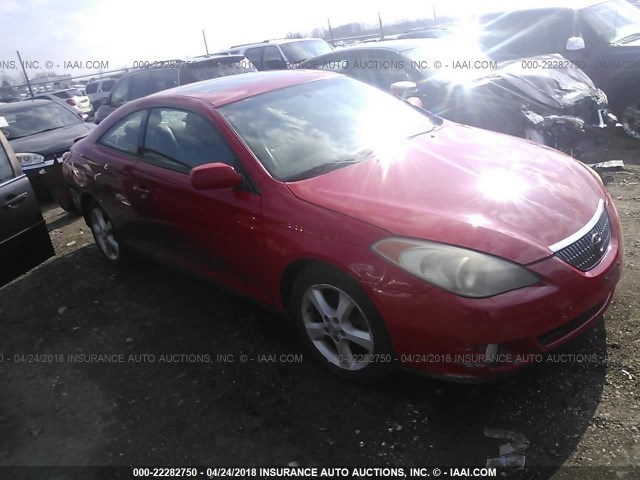 4T1CA30P24U012170 - 2004 TOYOTA CAMRY SOLARA SE/SLE RED photo 1