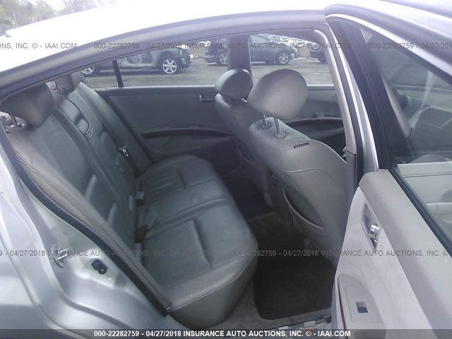 1N4BA41E65C806296 - 2005 NISSAN MAXIMA SE/SL SILVER photo 8