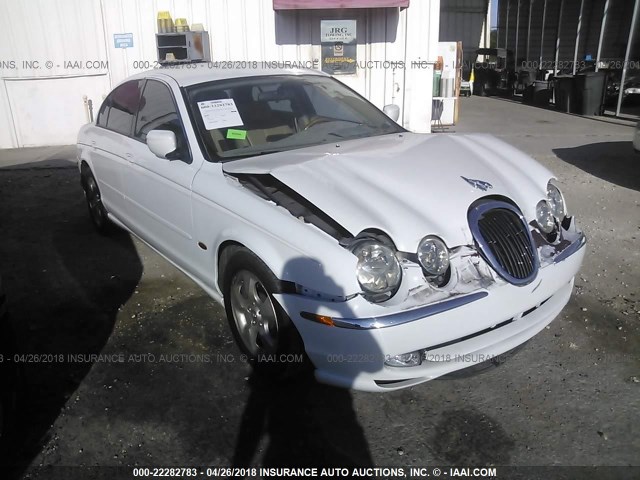 SAJDA01C9YFL03828 - 2000 JAGUAR S-TYPE WHITE photo 6