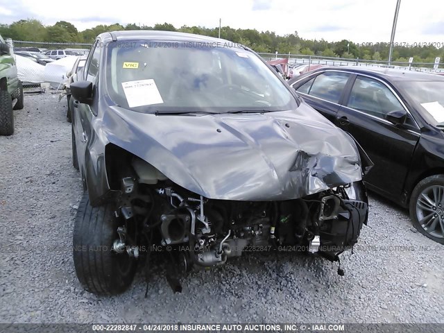 1FMCU0F78FUC39945 - 2015 FORD ESCAPE S GRAY photo 6