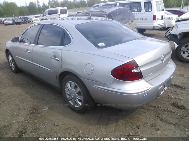 2G4WC582061114383 - 2006 BUICK LACROSSE CX SILVER photo 3