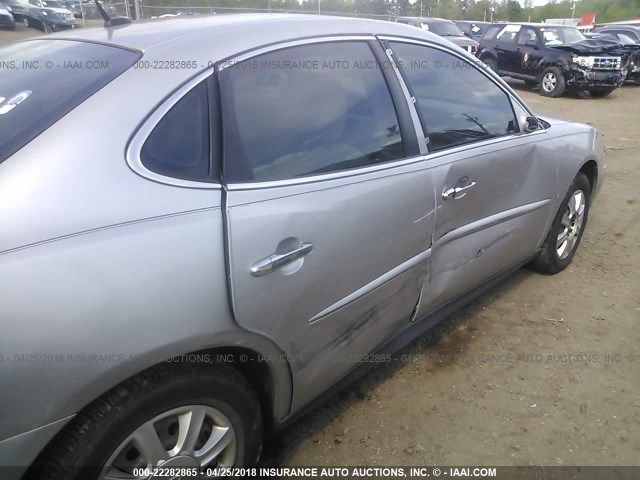 2G4WC582061114383 - 2006 BUICK LACROSSE CX SILVER photo 6