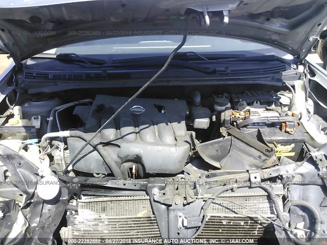 3N1AB61E08L647091 - 2008 NISSAN SENTRA 2.0/2.0S/2.0SL ნაცრისფერი ფოტო 10