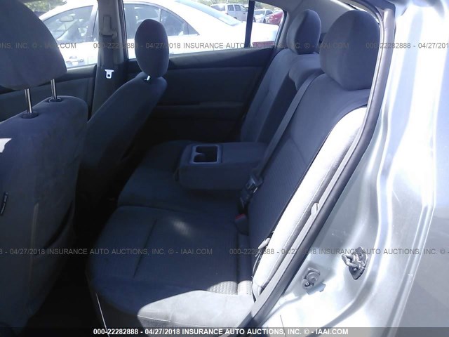 3N1AB61E08L647091 - 2008 NISSAN SENTRA 2.0/2.0S/2.0SL ნაცრისფერი ფოტო 8