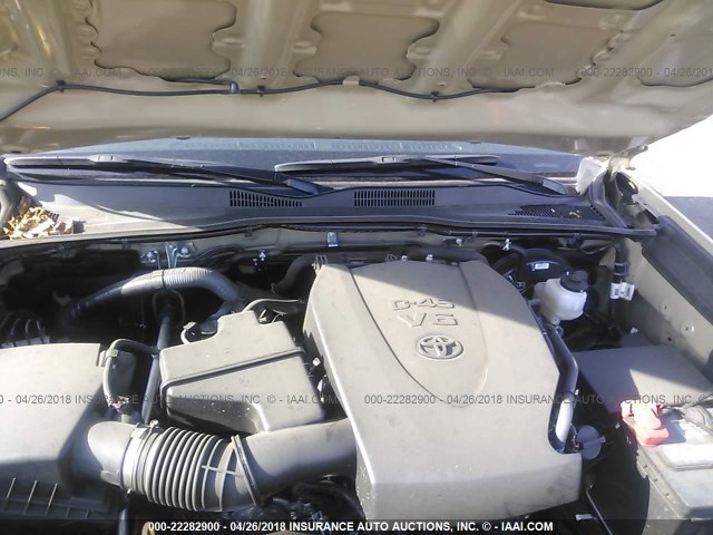 3TMDZ5BN4HM024596 - 2017 TOYOTA TACOMA DBL CAB/SR5/TRD SPORT/OR TAN photo 10