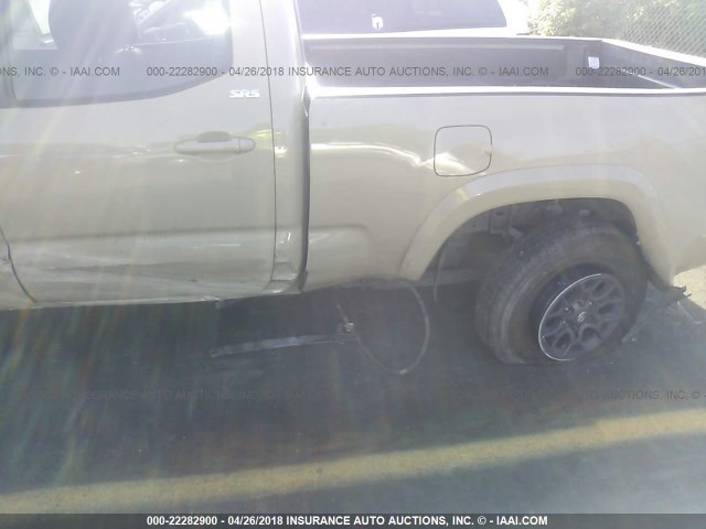 3TMDZ5BN4HM024596 - 2017 TOYOTA TACOMA DBL CAB/SR5/TRD SPORT/OR TAN photo 6