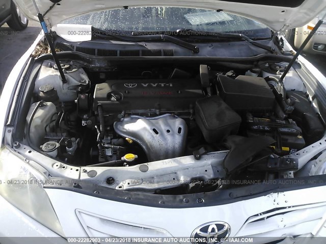 JTNBE46KX73030556 - 2007 TOYOTA CAMRY NEW GENERAT CE/LE/XLE/SE WHITE photo 10