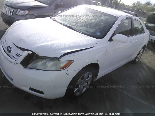 JTNBE46KX73030556 - 2007 TOYOTA CAMRY NEW GENERAT CE/LE/XLE/SE WHITE photo 2