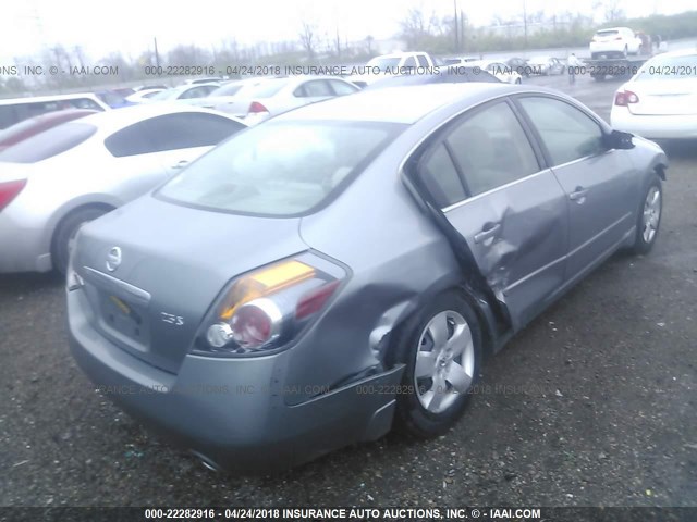 1N4AL21E07C131378 - 2007 NISSAN ALTIMA 2.5/2.5S SILVER photo 4