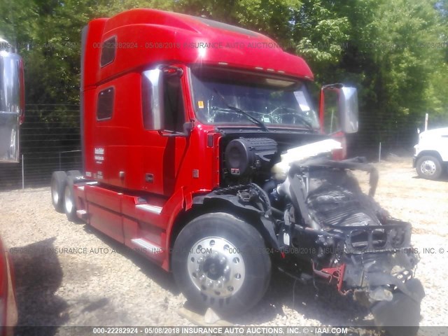 4V4NC9EH7CN563350 - 2012 VOLVO VNL RED photo 1