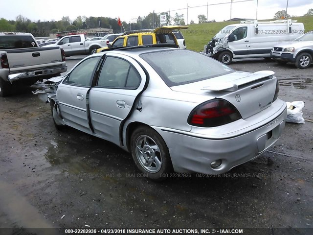 1G2NW52E93C211859 - 2003 PONTIAC GRAND AM GT SILVER photo 3