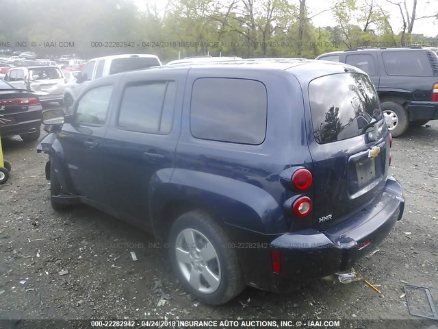 3GNBAADB9AS510081 - 2010 CHEVROLET HHR LS BLUE photo 3