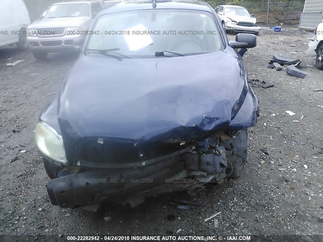 3GNBAADB9AS510081 - 2010 CHEVROLET HHR LS BLUE photo 6
