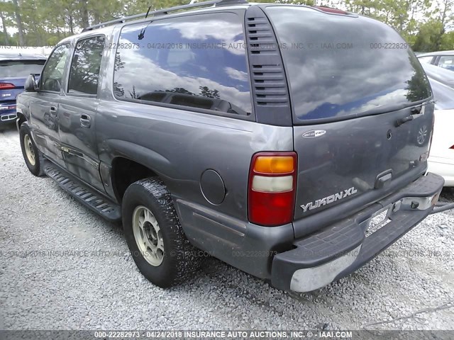 3GKEC16T01G273364 - 2001 GMC YUKON XL C1500 GRAY photo 3