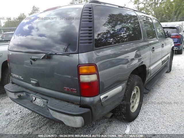 3GKEC16T01G273364 - 2001 GMC YUKON XL C1500 GRAY photo 4