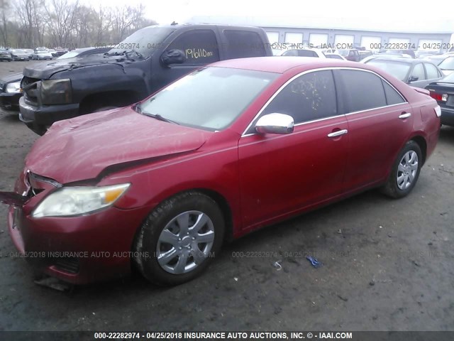 4T1BF3EK8AU052937 - 2010 TOYOTA CAMRY SE/LE/XLE 红色 照片 2