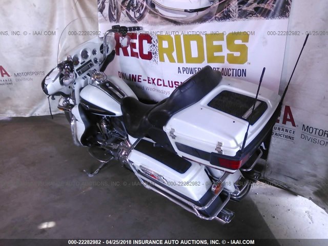 1HD1FC4148Y603889 - 2008 HARLEY-DAVIDSON FLHTCUI WHITE photo 3
