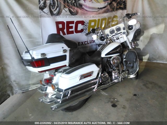 1HD1FC4148Y603889 - 2008 HARLEY-DAVIDSON FLHTCUI WHITE photo 4