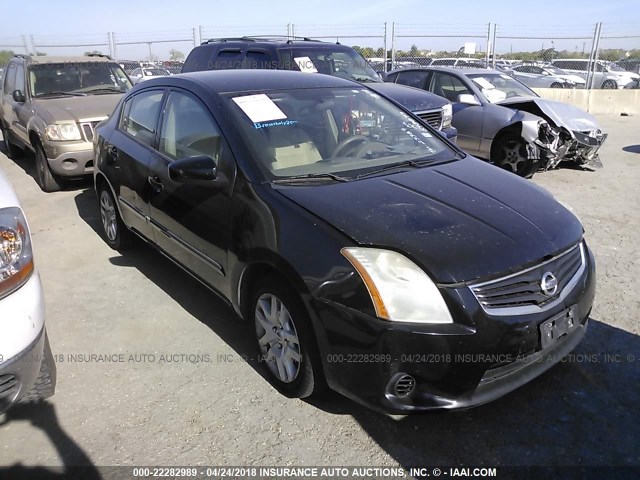 3N1AB6APXBL698073 - 2011 NISSAN SENTRA 2.0/2.0S/SR/2.0SL BLACK photo 1