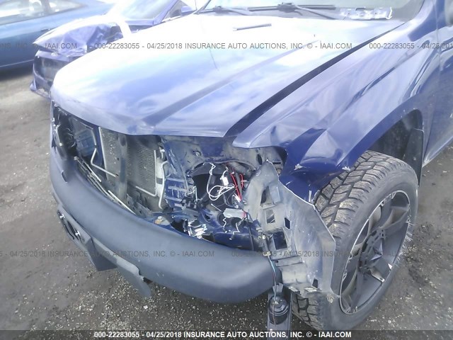 1GCKTCD97A8127759 - 2010 CHEVROLET COLORADO LT BLUE photo 6