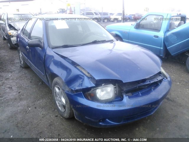 1G1JC52F557100189 - 2005 CHEVROLET CAVALIER Dark Blue photo 6