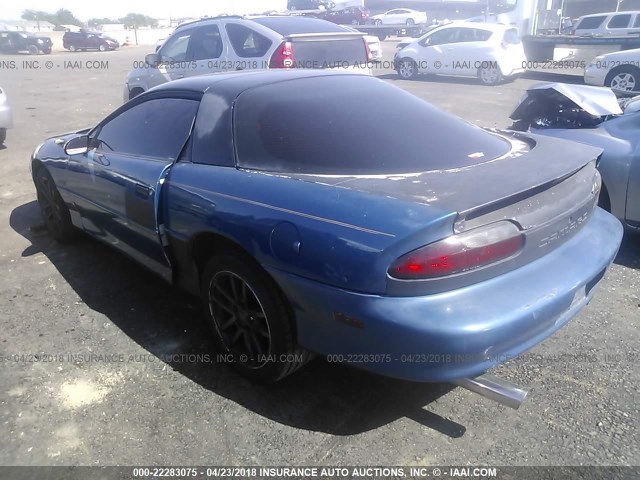 2G1FP22P9R2121206 - 1994 CHEVROLET CAMARO Z28 BLUE photo 3