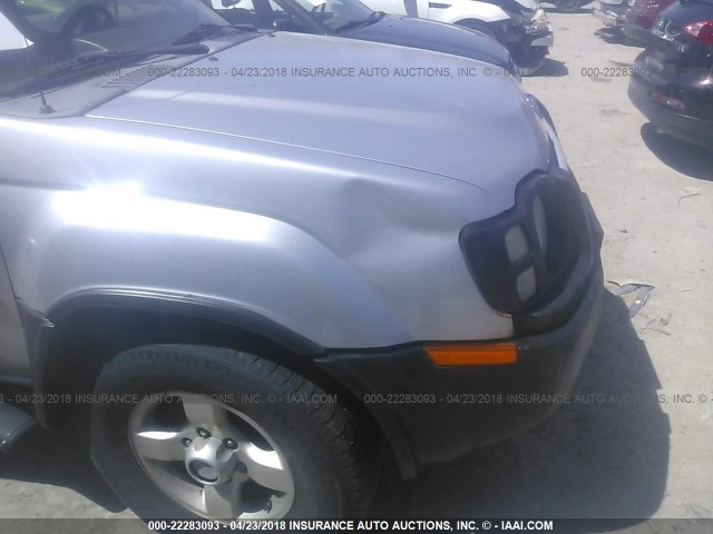 5N1ED28Y44C613349 - 2004 NISSAN XTERRA XE/SE SILVER photo 6