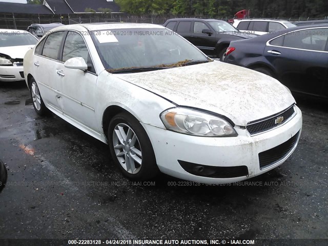 2G1WC5E3XC1273904 - 2012 CHEVROLET IMPALA LTZ WHITE photo 1