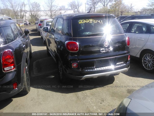 ZFBCFADH9EZ017905 - 2014 FIAT 500L TREKKING BLACK photo 3