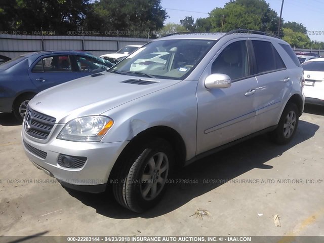 4JGBB86E66A130948 - 2006 MERCEDES-BENZ ML 350 WHITE photo 2