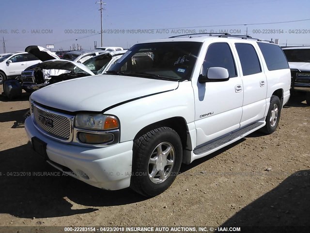 1GKFK66U22J112947 - 2002 GMC DENALI XL K1500 WHITE photo 2